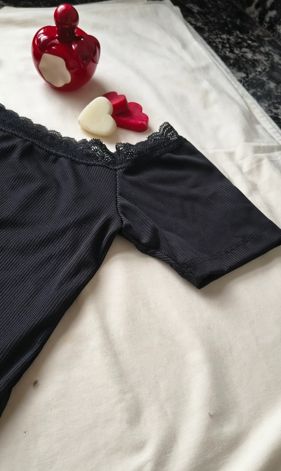 Body de morley con puntilla elegante, foto 3