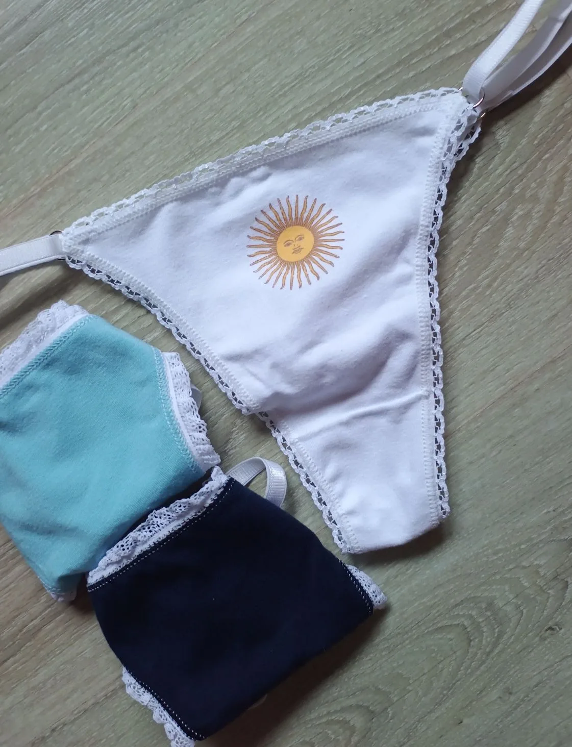 Less regulable "ARGENTINA" algodón y lycra, foto 3